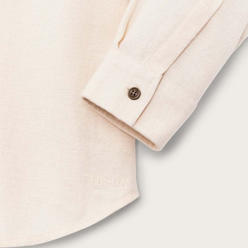 Chemise femme rangeland en flanelle par Filson | Natural heather (Beige)