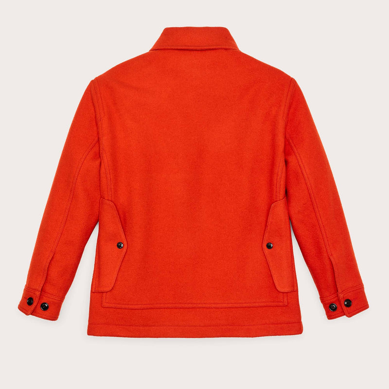 Women's mackinaw wool cruiser jacket par Filson | Flame (Orange)