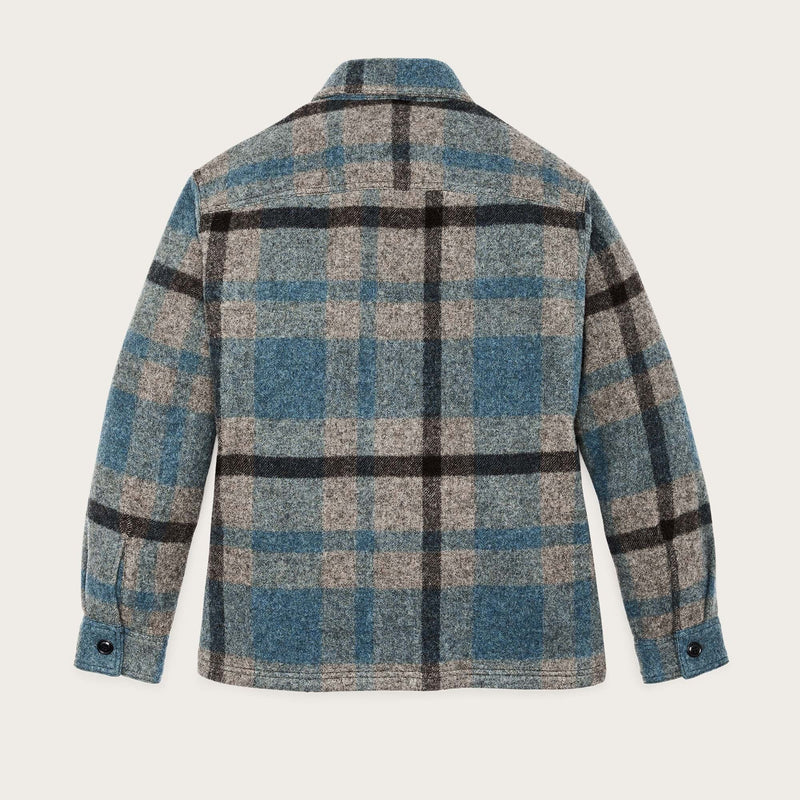 Women's wool overshirt par Filson | Ballard plaid (Blue)