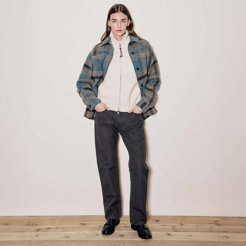 Women's wool overshirt par Filson | Ballard plaid (Blue)
