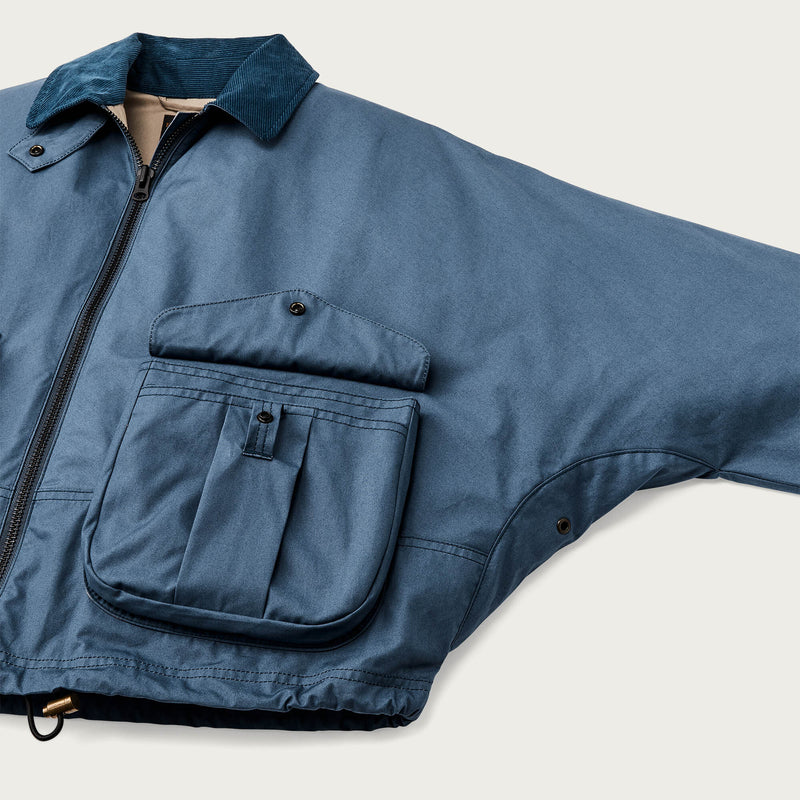 Women's aviator cloth short work jacket par Filson | Flag blue (Blue)