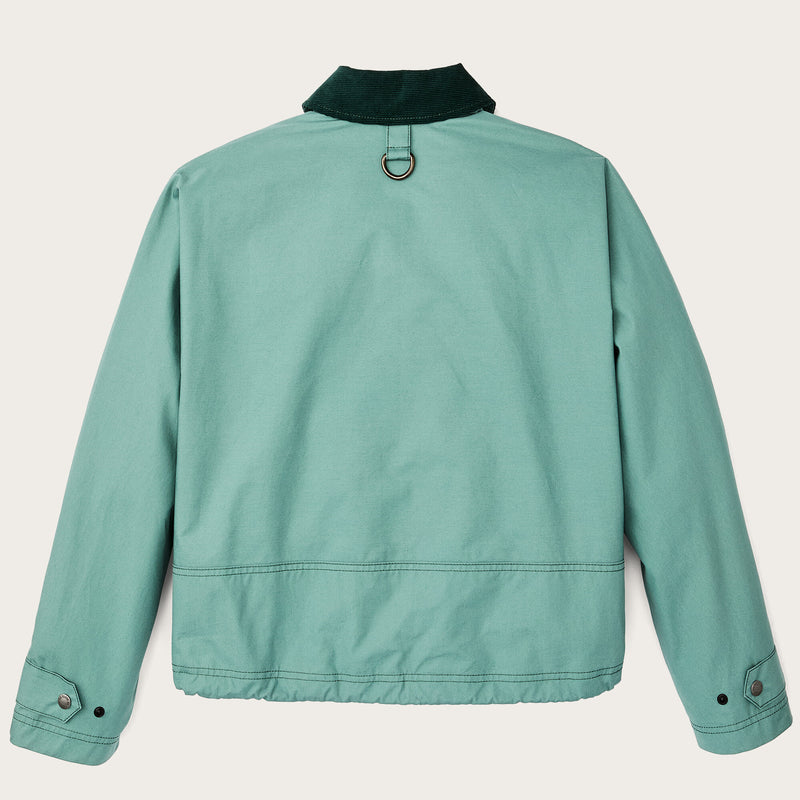 Women's aviator cloth short work jacket par Filson | Deep sea (Blue)