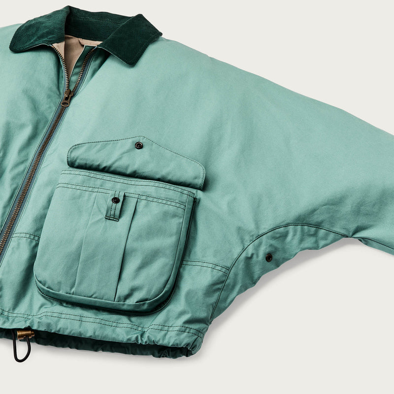 Women's aviator cloth short work jacket par Filson | Deep sea (Blue)