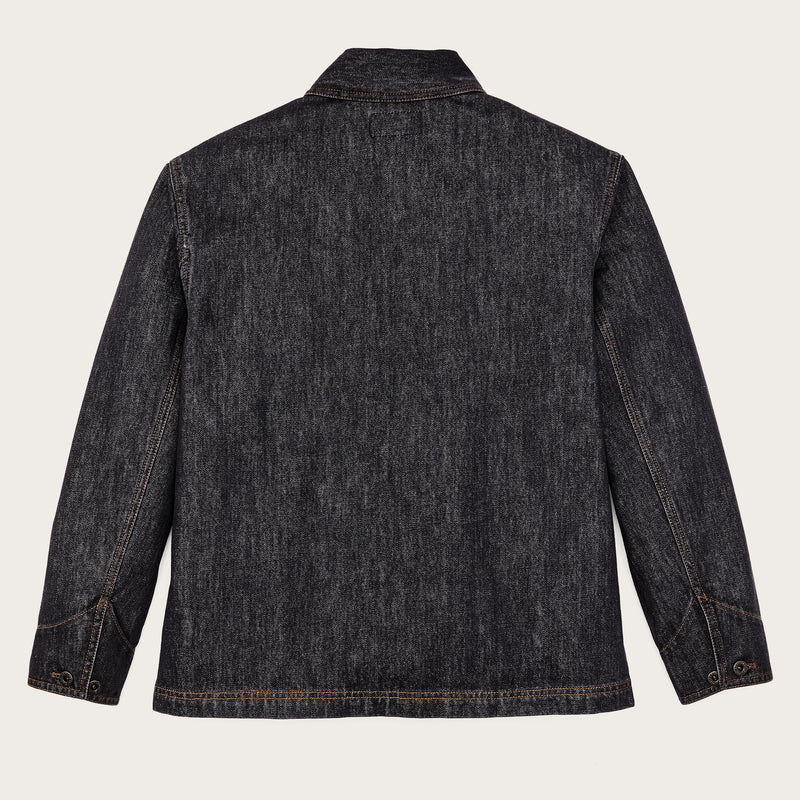 Women’s denim barn coat by Filson | Rinse black (Gray)