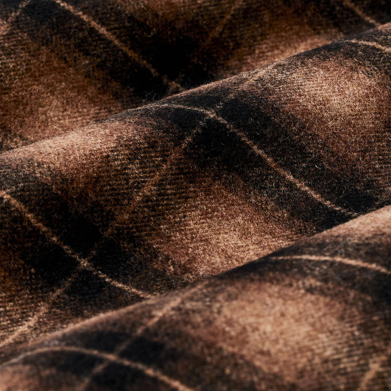 Blazer femme unconstructed en laine par Filson | Bronze brown plaid (Brown)