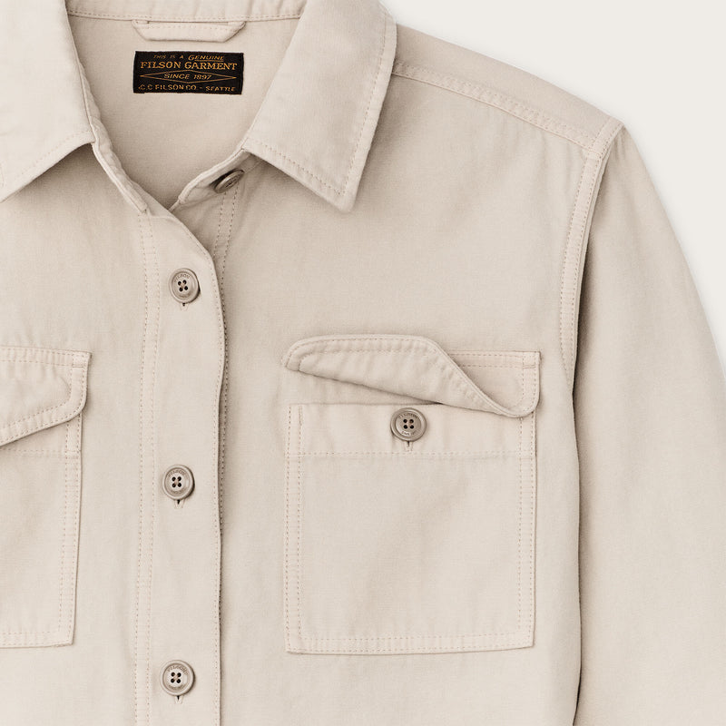 Women’s field jac-shirt par Filson | Feather grey (Beige)