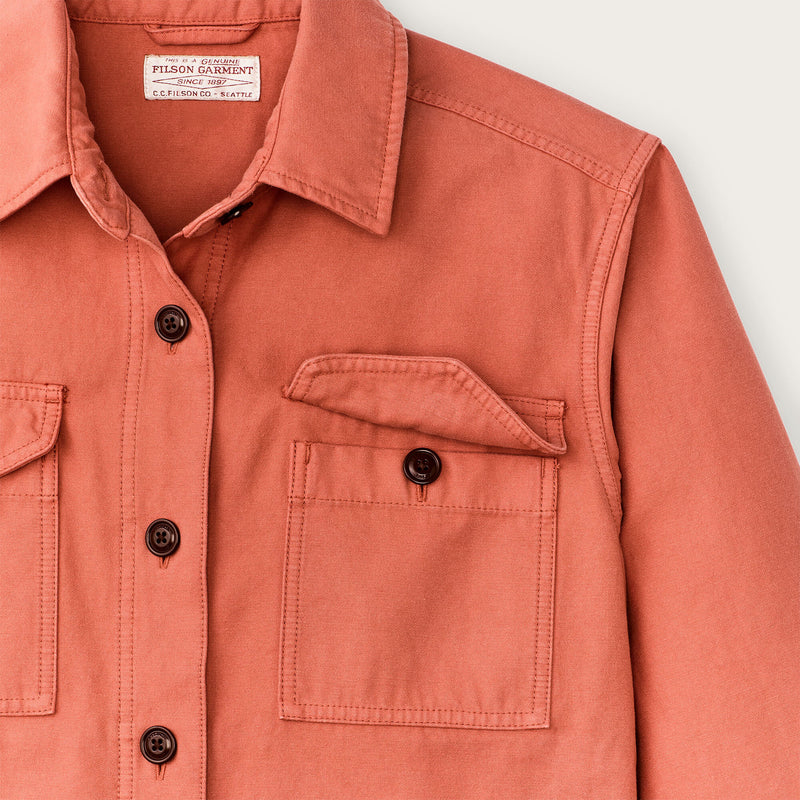 Women’s field jac-shirt by Filson | Cedar red (Red)