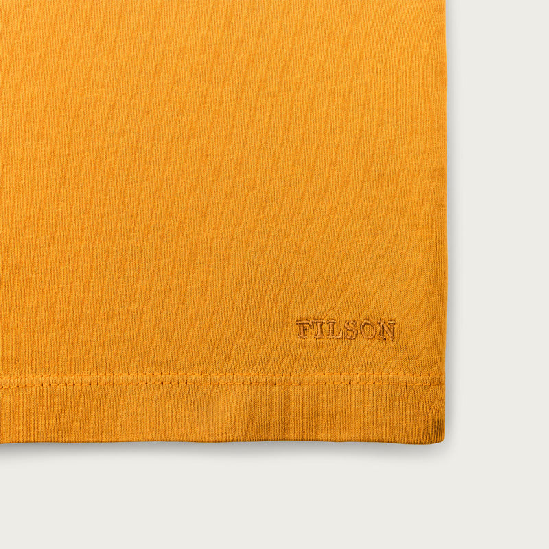 Women's short sleeve pocket tee by Filson | Golden yellow (Yellow)
