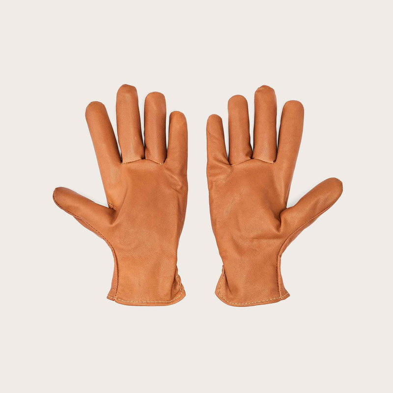 Original goatskin gloves by Filson | Saddle brown (Yellow)