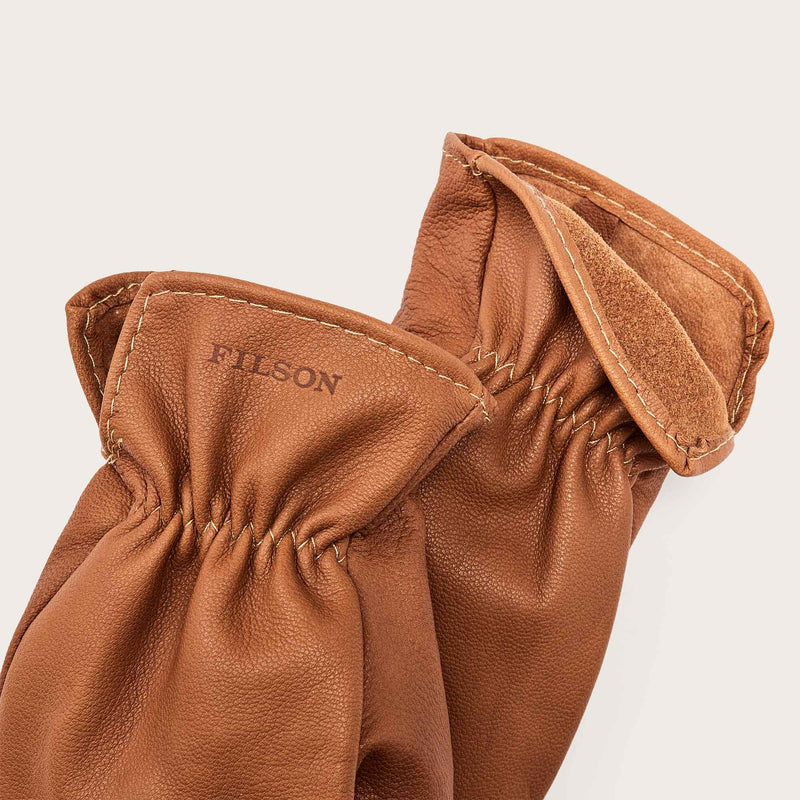 Original goatskin gloves by Filson | Saddle brown (Yellow)