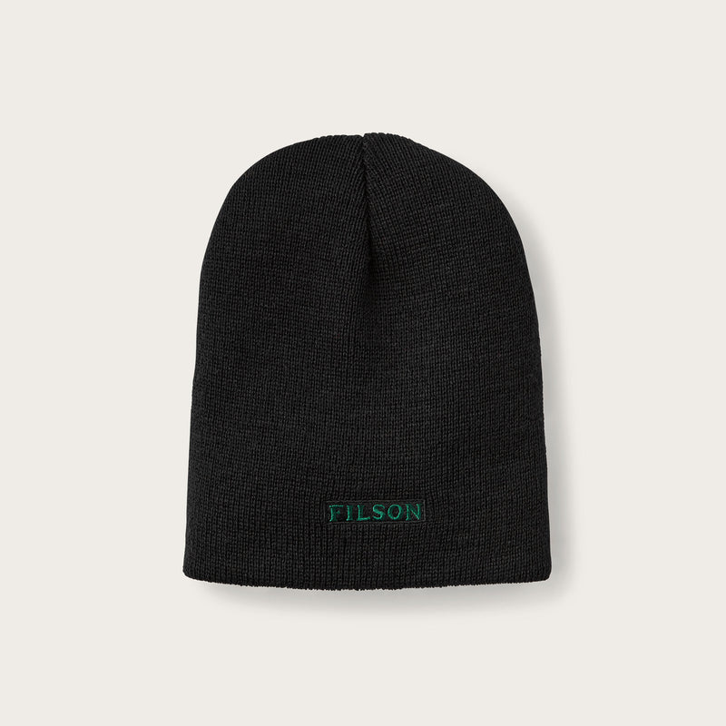 Wool knit beanie par Filson | Black (Black)