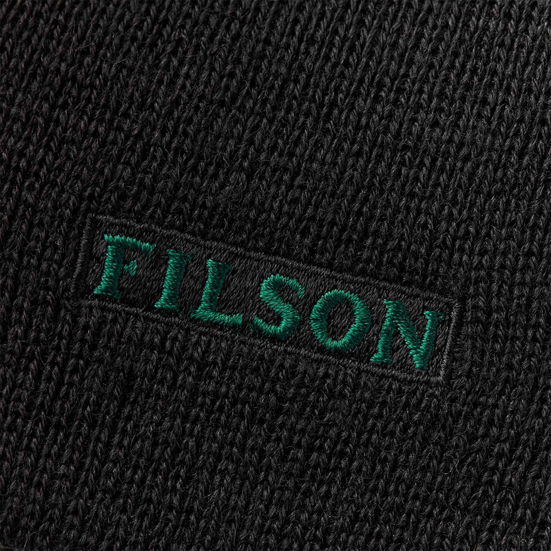 Wool knit beanie par Filson | Black (Black)