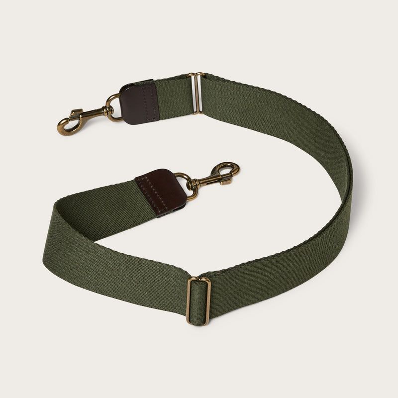 24/48 hour cotton webbing strap by Filson | Dark otter green (Green)