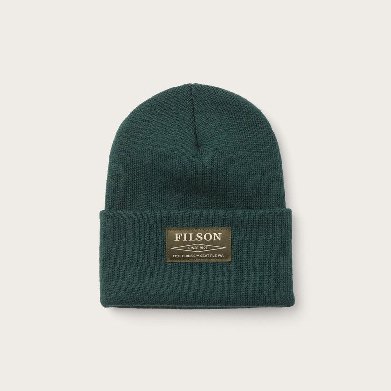 Ballard watch cap par Filson | Hemlock (Green)