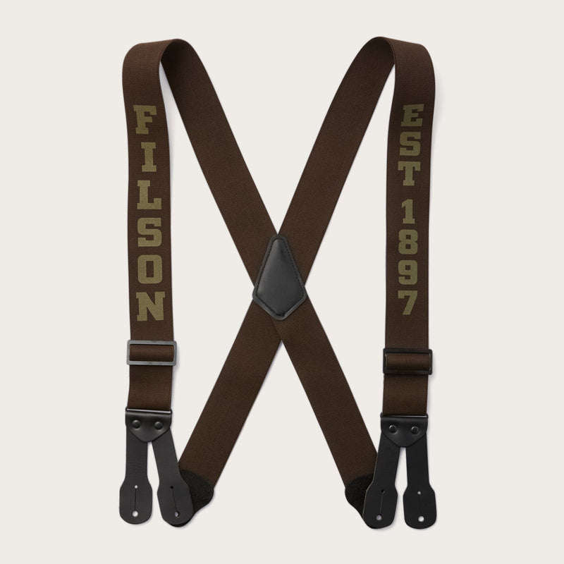Filson logger suspenders by Filson | Dark brown (Brown)