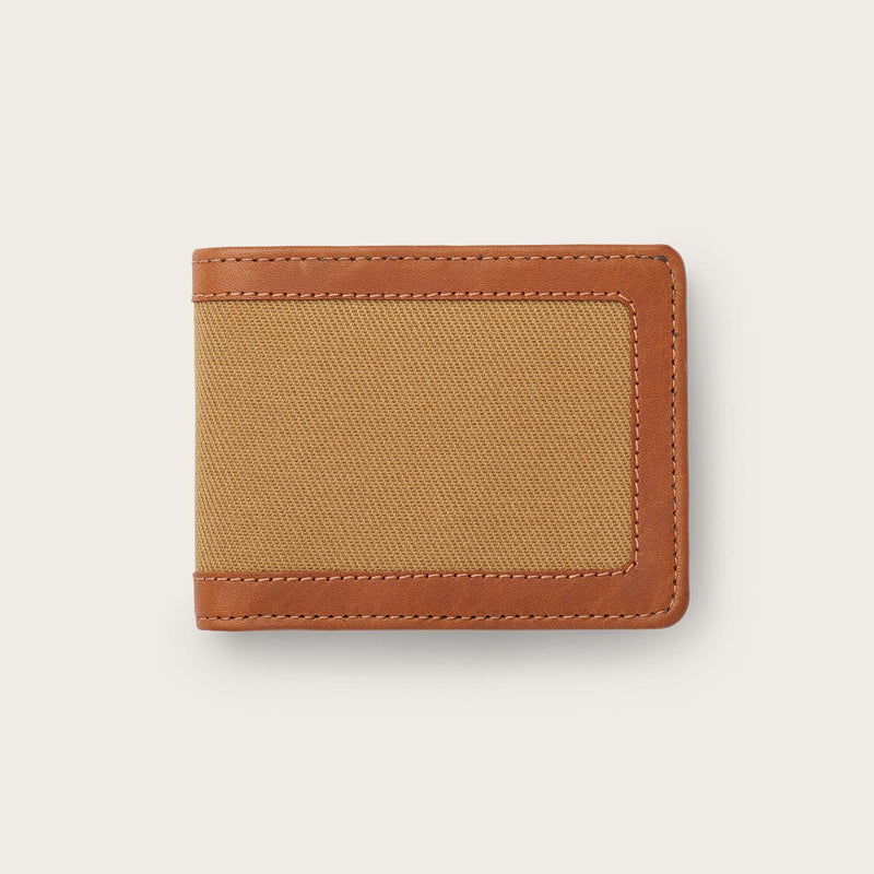 Rugged twill outfitter wallet by Filson | Tan (Beige)