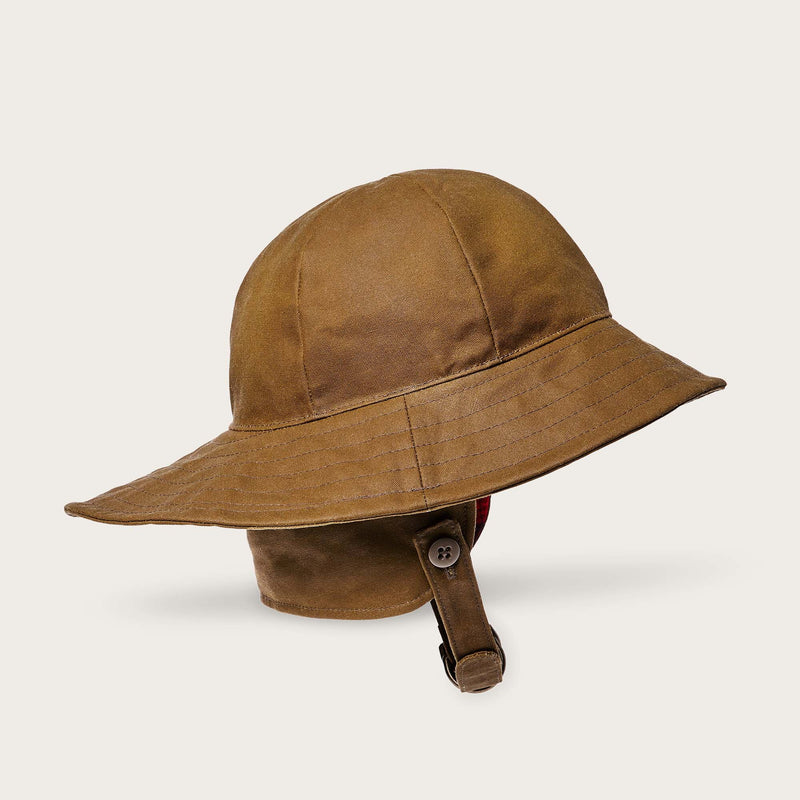 Tin cloth sou'wester hat par Filson | Dark tan (Beige)