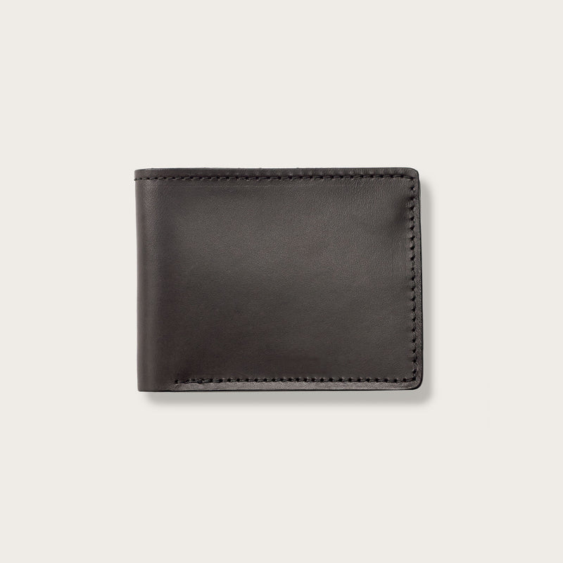 Bridle leather bi-fold wallet par Filson | Brown leather (Brown)