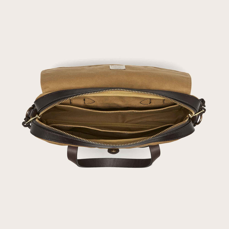 Rugged twill original briefcase by Filson | Tan (Beige)