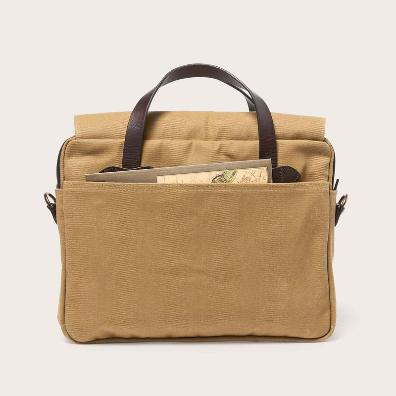 Rugged twill original briefcase by Filson | Tan (Beige)