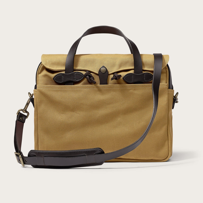 Rugged twill original briefcase by Filson | Tan (Beige)