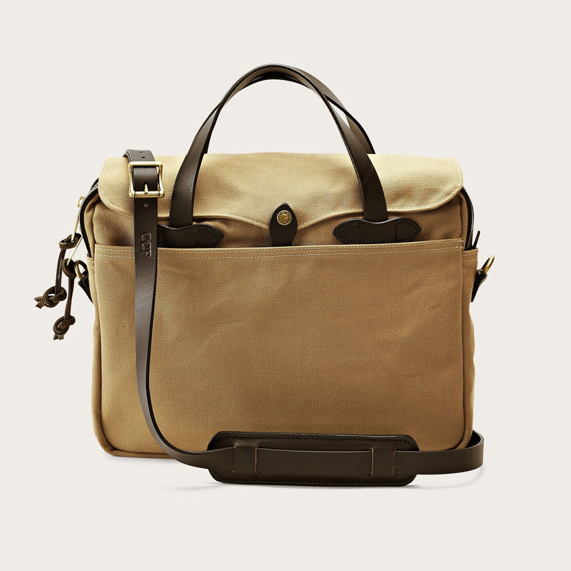 Rugged twill original briefcase by Filson | Tan (Beige)