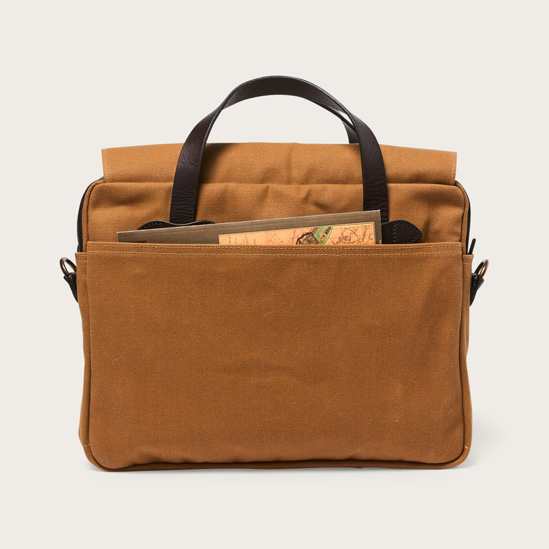 Rugged twill original briefcase by Filson | Tan (Beige)