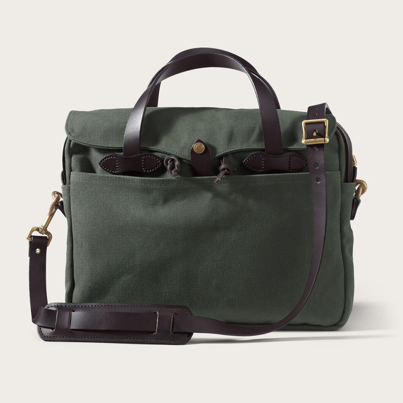 Rugged twill original briefcase by Filson | Otter green (Green)