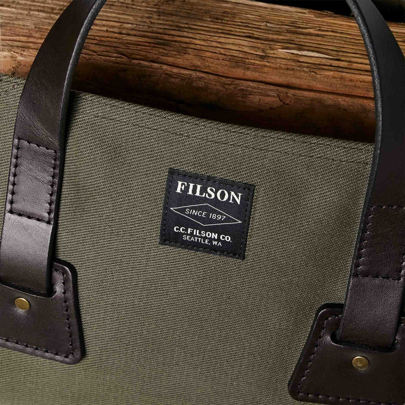 Rugged twill log carrier by Filson | Otter green (Green)
