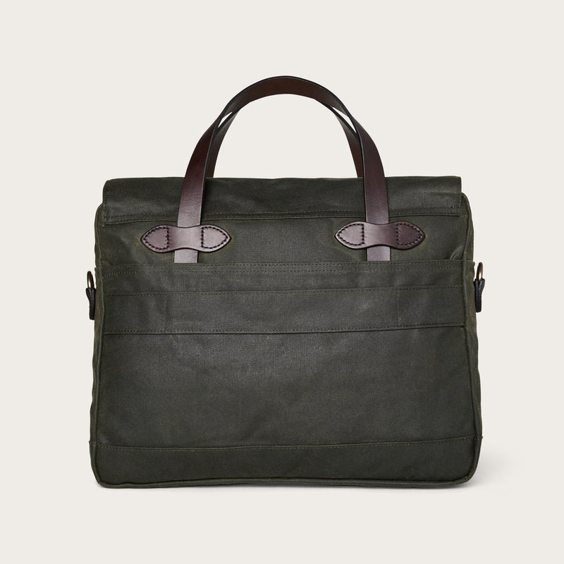24 hour tin cloth briefcase par Filson | Otter green (Green)