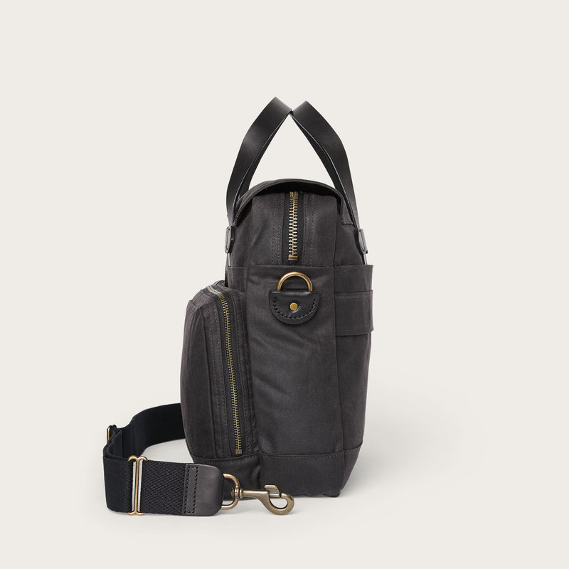 24 hour tin cloth briefcase par Filson | Cinder (Grey)