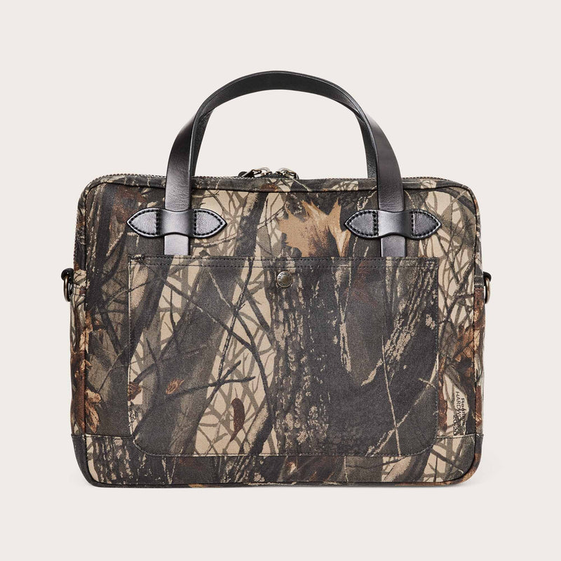 Tin cloth compact briefcase par Filson | Realtree hardwoods camo (Brown)