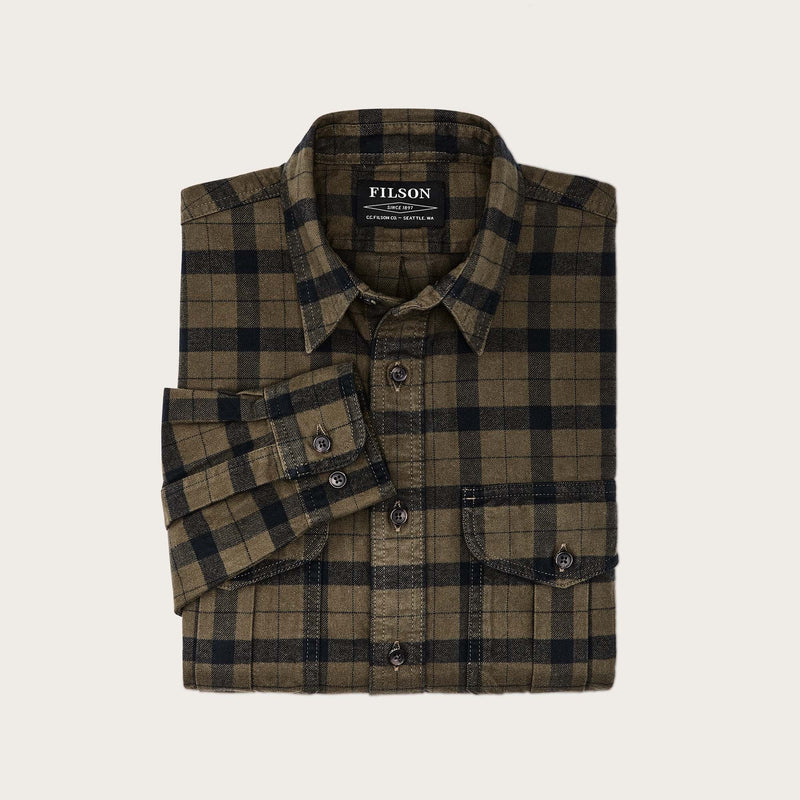 Alaskan guide shirt by Filson | Otter green black (Green)