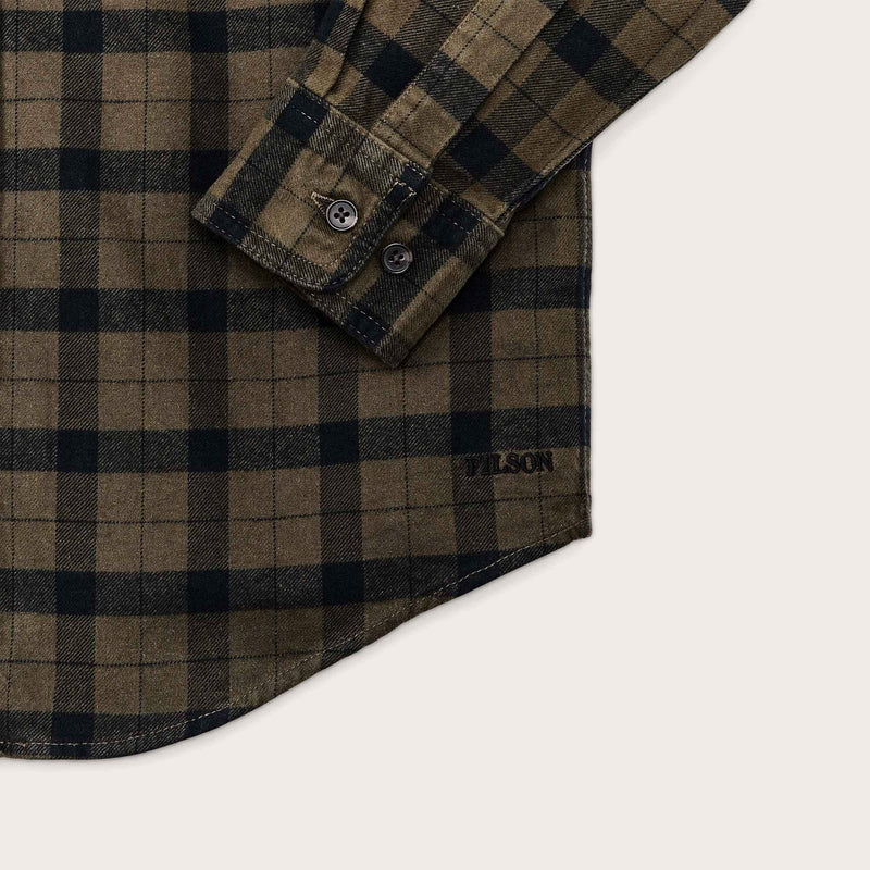 Alaskan guide shirt by Filson | Otter green black (Green)