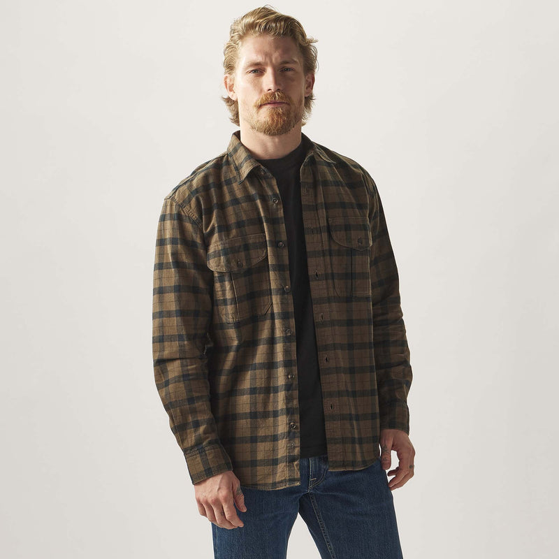 Alaskan guide shirt by Filson | Otter green black (Green)