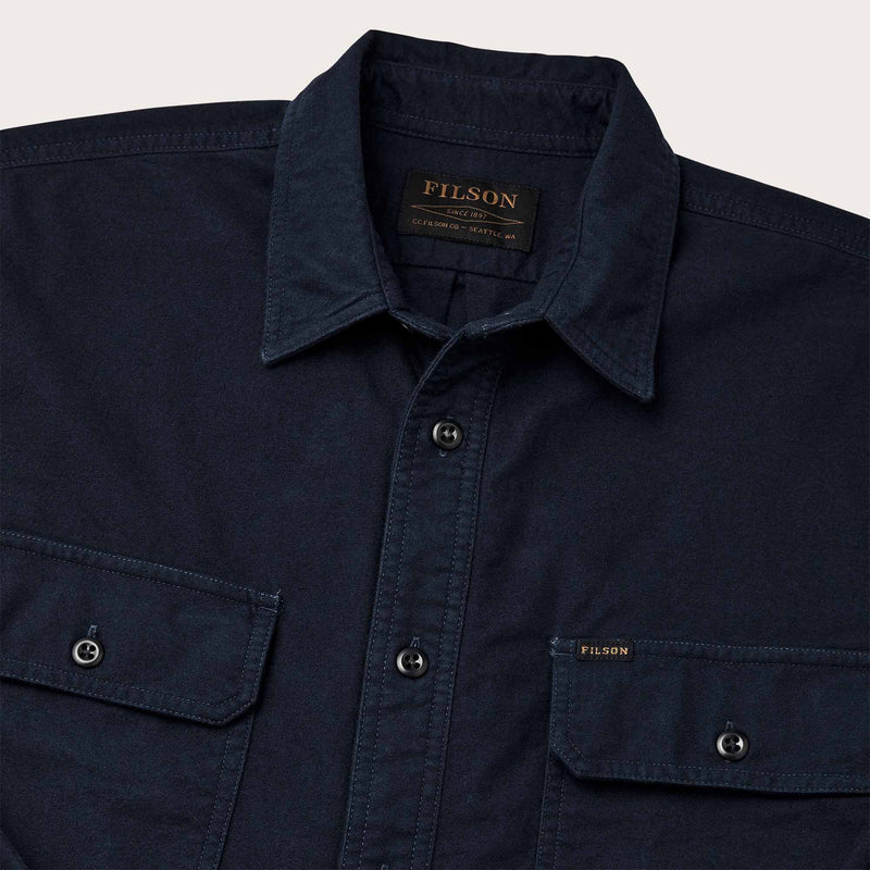Field flannel shirt par Filson | Night blue (Blue)