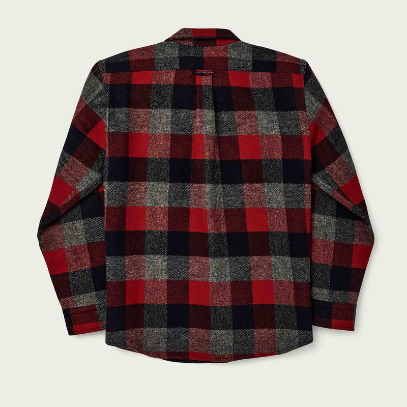 Northwest wool shirt par Filson | Red navy charcoal (Red)