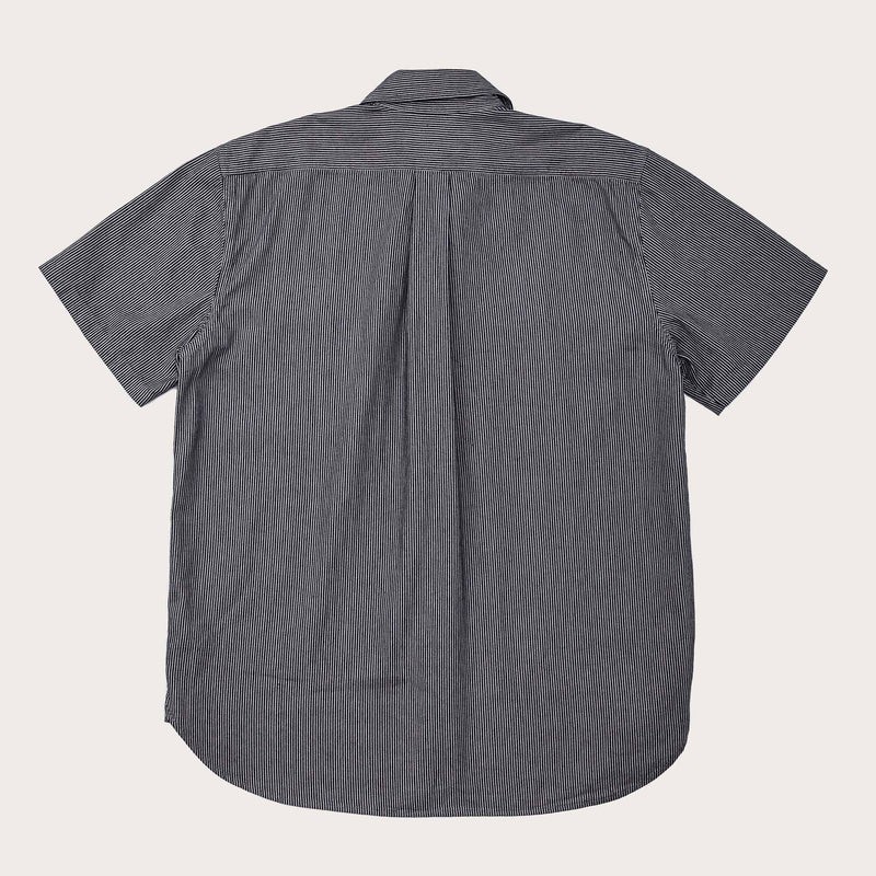 Short sleeve mechanic shirt by Filson | Navy/ gray hickory s (Grey)