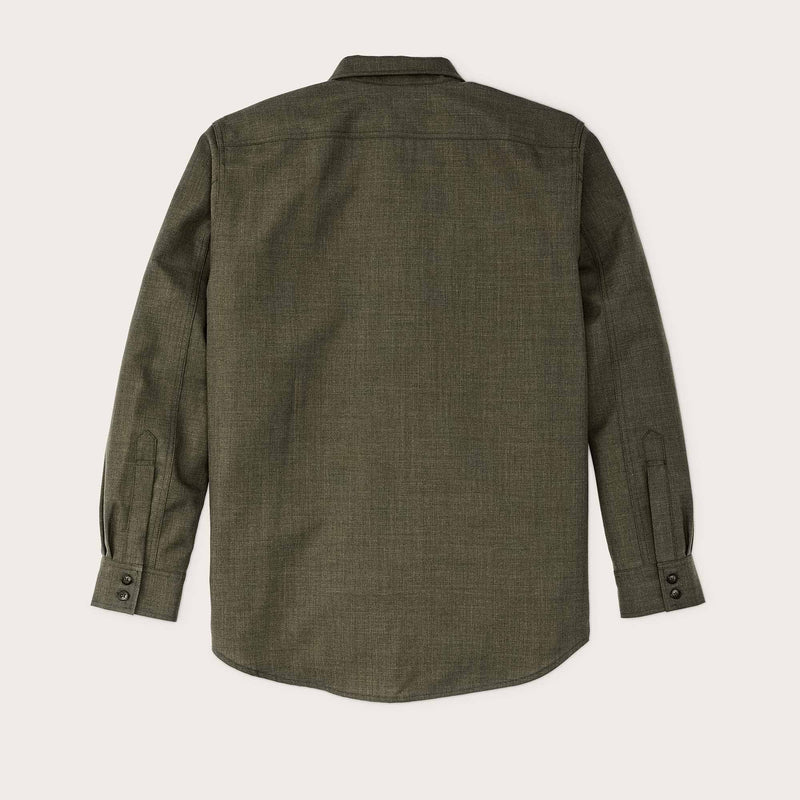Worsted wool guide shirt by Filson | Forest green heather (Green)