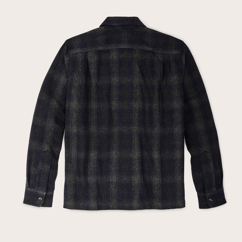 Buckner wool camp shirt by Filson | Navy ink ombre (Blue)