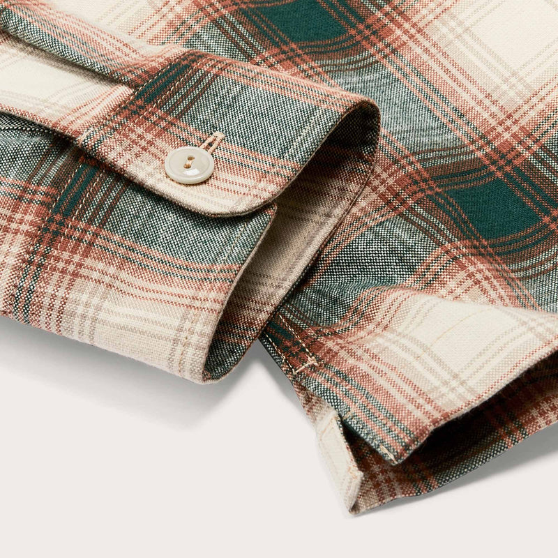 Elk heights camp shirt par Filson | Rust / pine grove plaid (Multicolour)