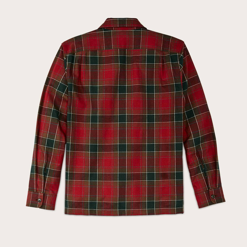 Elk heights camp shirt par Filson | Sycamore green / red plaid (Red)