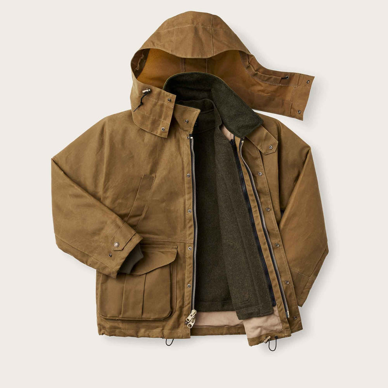Tin cloth field jacket par Filson | Dark tan (Beige)