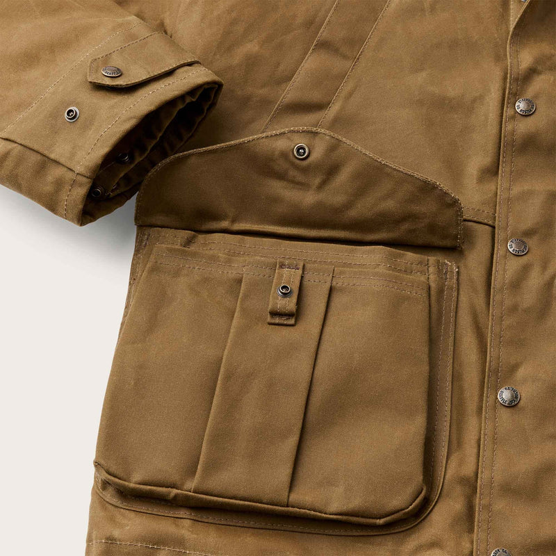 Tin cloth field jacket par Filson | Dark tan (Beige)