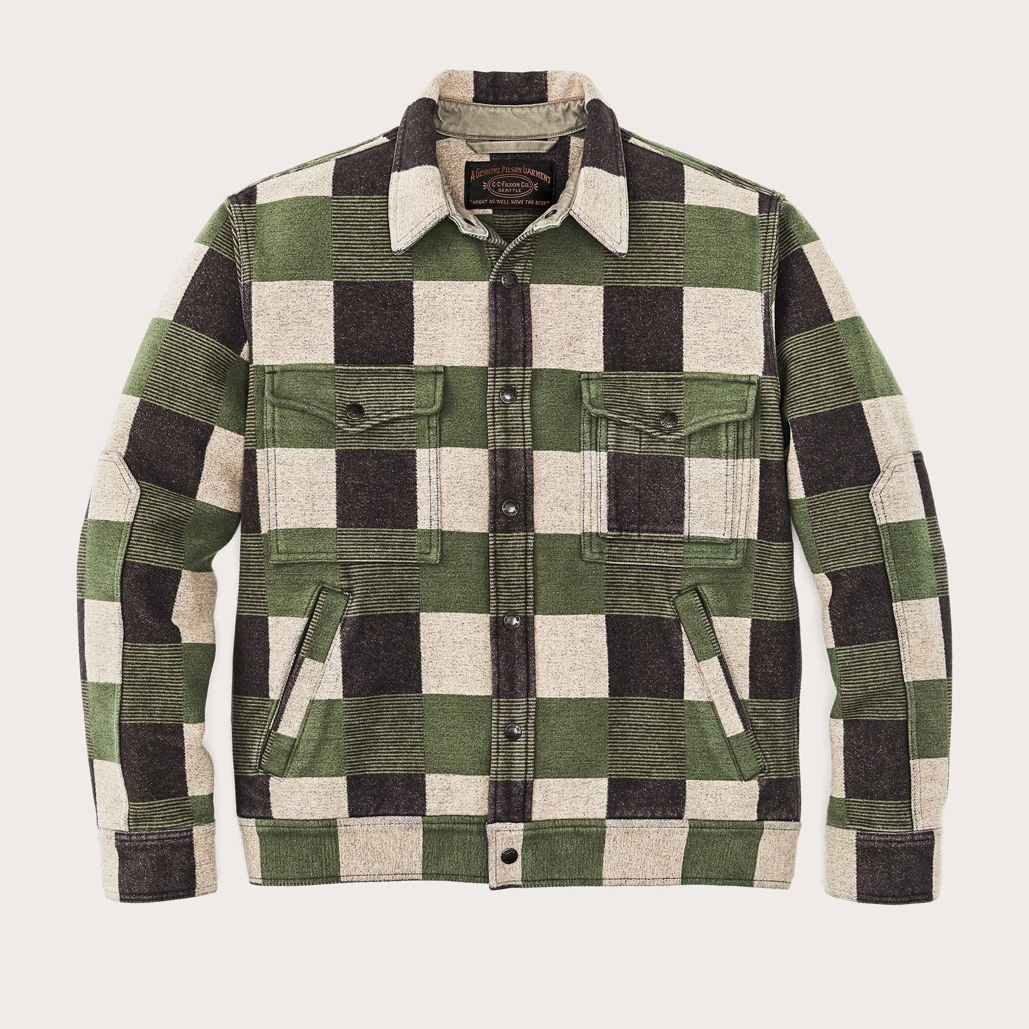 Beartooth camp jacket by Filson Cinder / olive check (Green)