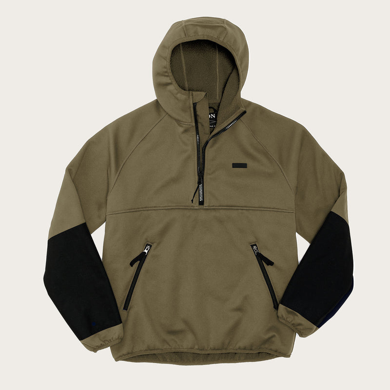 Granite spire fleece pullover par Filson | Field olive (Green)