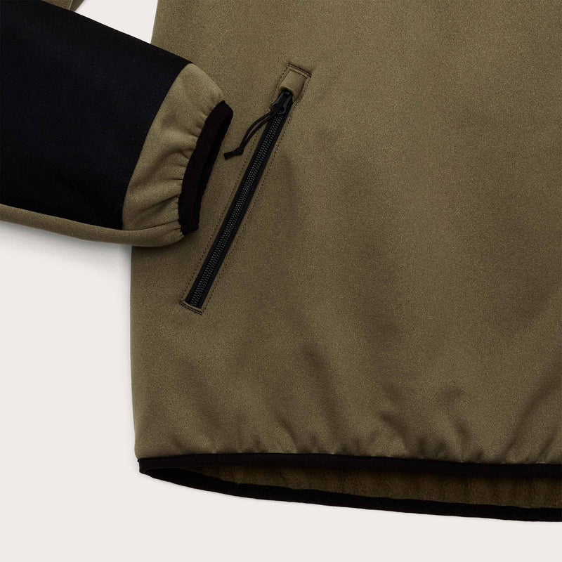 Granite spire fleece pullover par Filson | Field olive (Green)