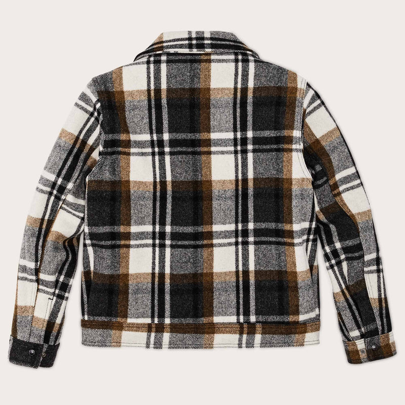 Mackinaw wool work jacket par Filson | Blue coal / copper heather plaid (Multicolour)