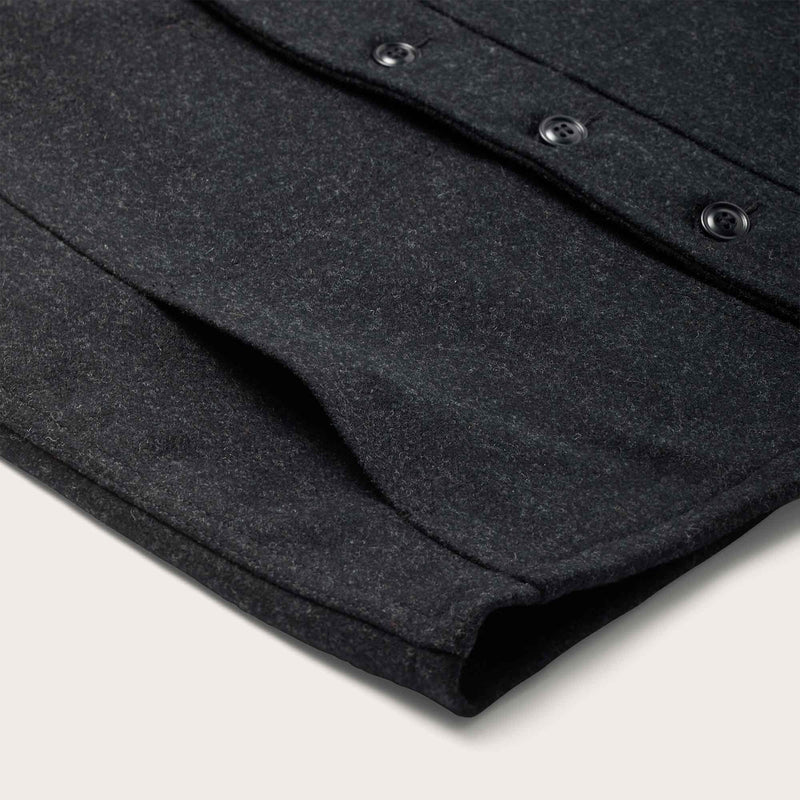 Mackinaw wool vest by Filson | Charcoal (Grey)