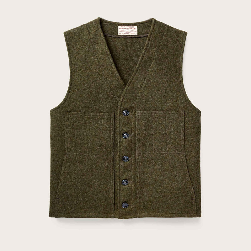 Mackinaw wool vest by Filson | Forest green (Green)
